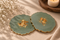 Sage green & gold